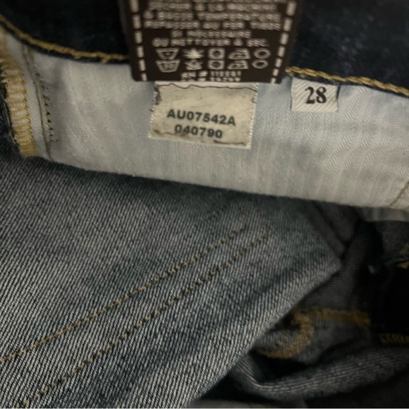 7 For All Mankind Kimmie Bootcut Jeans Size 28 Dark Wash Business Casual EUC - Picture 8 of 14